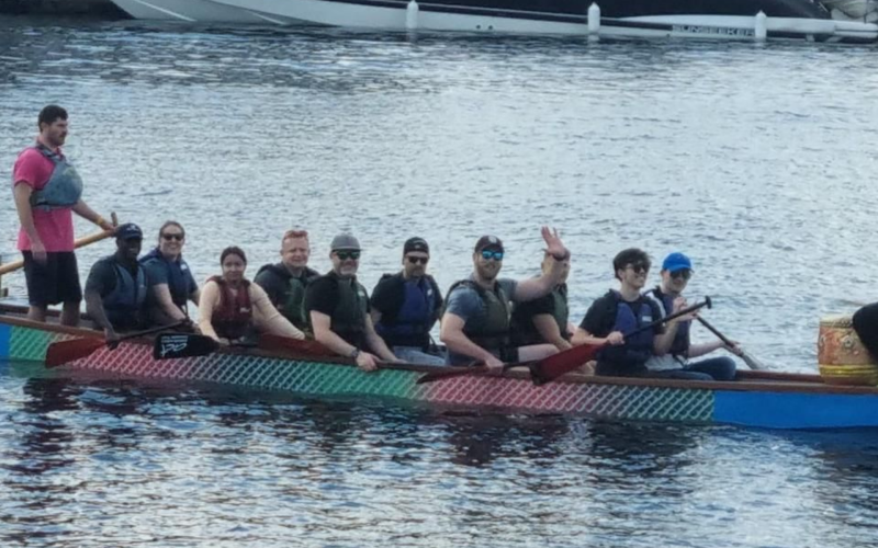 Fargo makes waves at Ipswich Dragon Boat Challenge